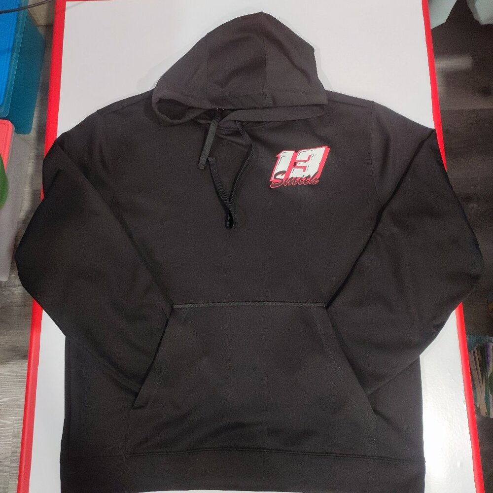 Right Foot Racing hoodie black with graphic design men's size M